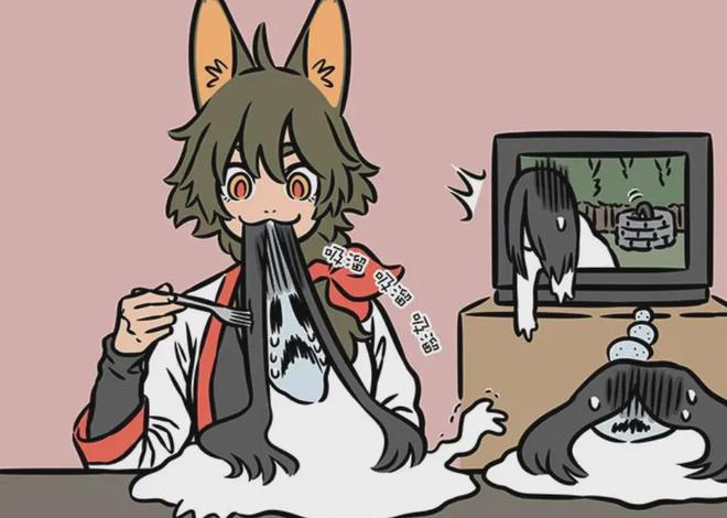 播顿时食欲全无锦鲤龙吞硬币瓦陶陶吃鬼尊龙凯时新版APP非人哉：九月看吃(图2)